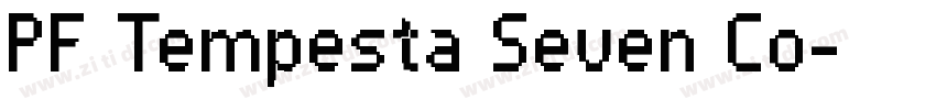 PF Tempesta Seven Co字体转换